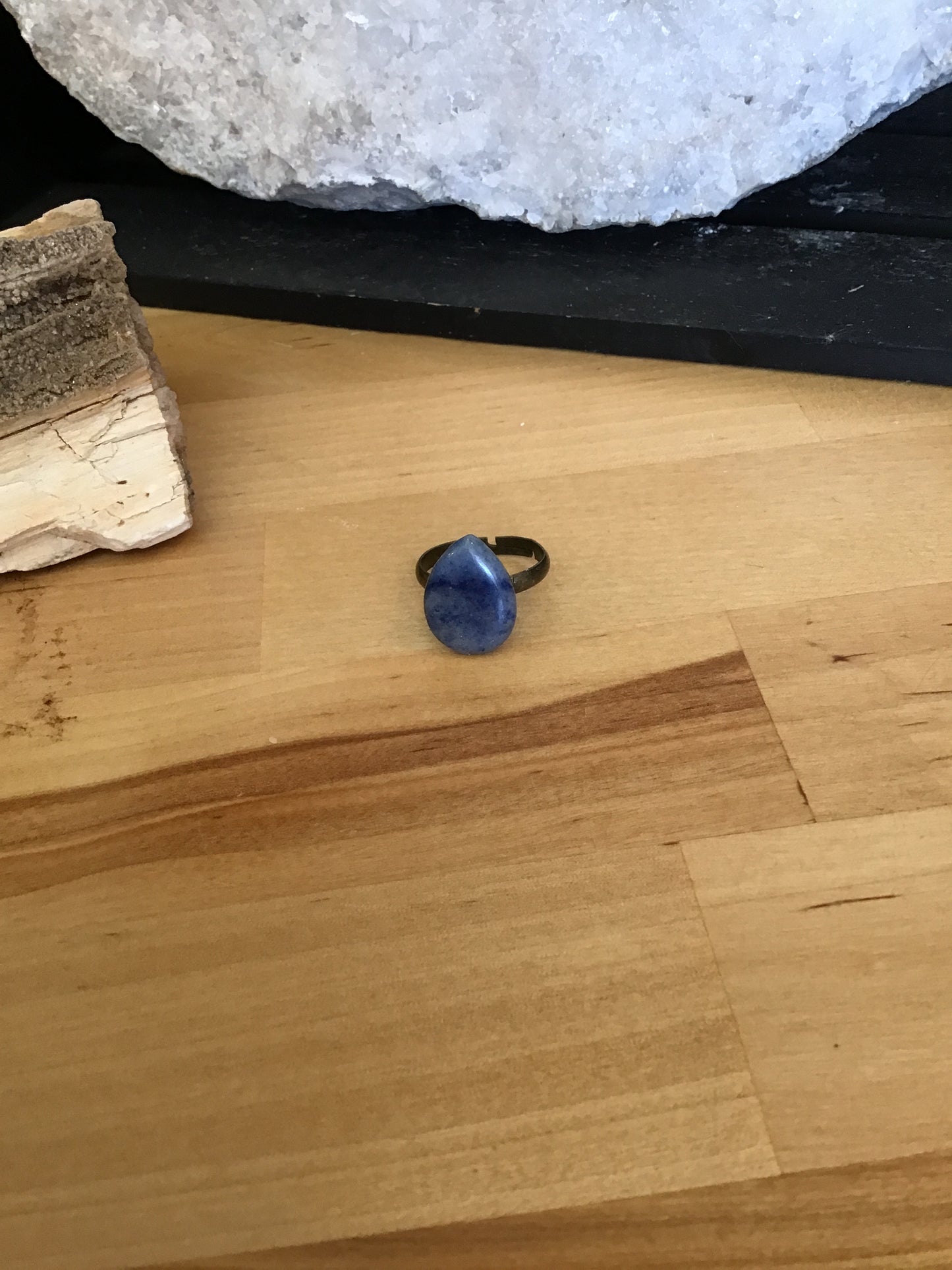 Tear Drop Sodalite Ring