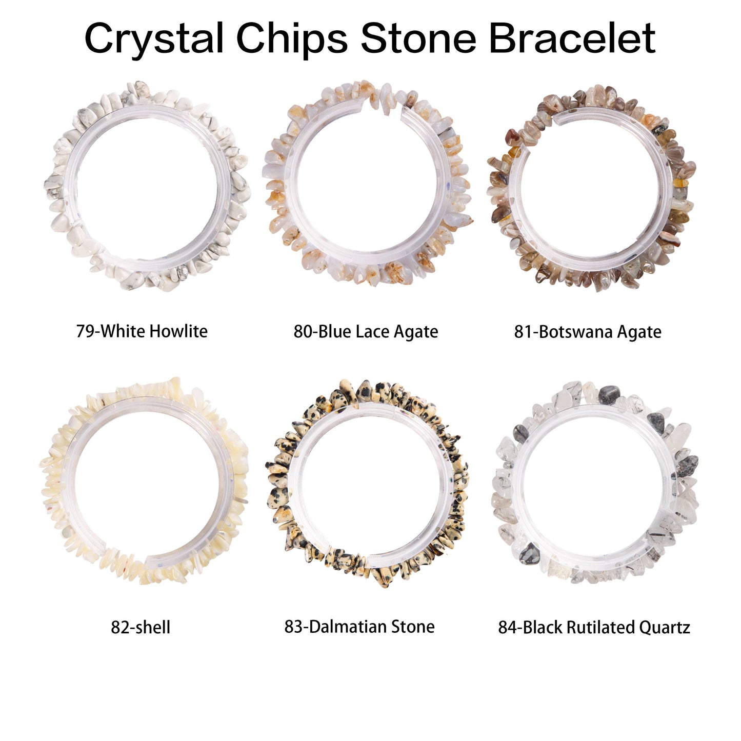 Crystal Bracelets (Chips of natural stone/semi precious Gems) -Golden Sunstone