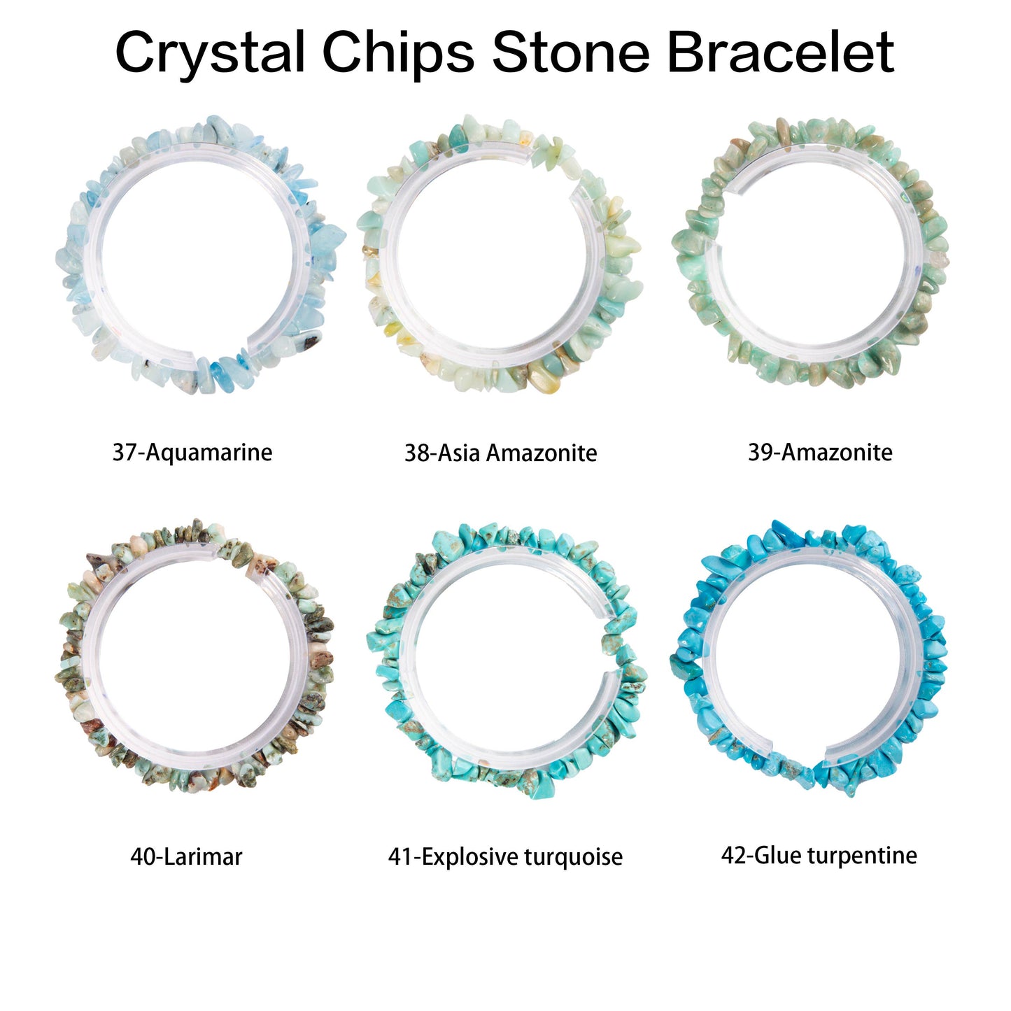 Crystal Bracelets (Chips of natural stone/semi precious Gems):  -Lemon Quartz