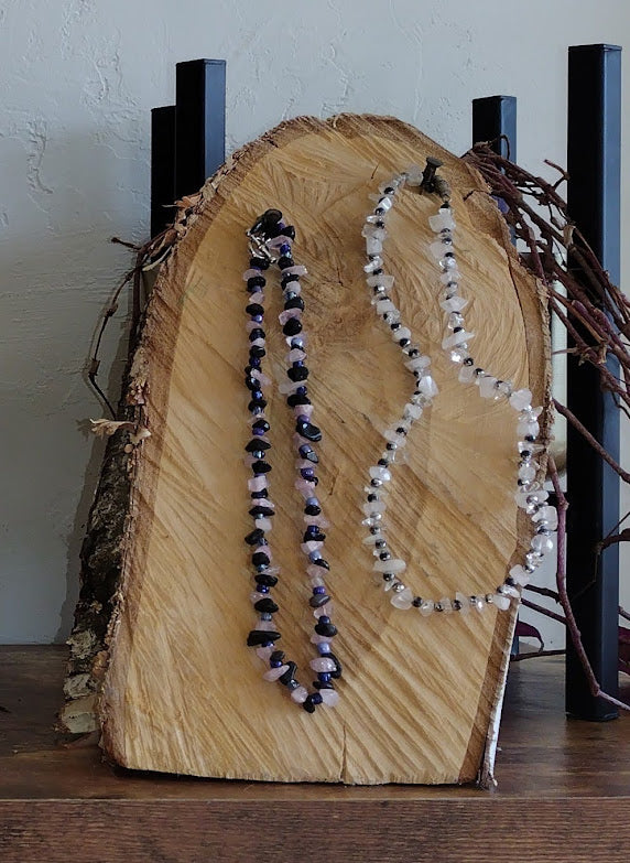 Beaded Stone Necklaces